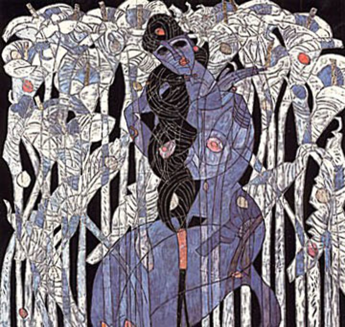 Calla Lilies 1987 Limited Edition Print by Tie-Feng Jiang Calla Lilies 1987 Limited Edition Print by Tie-Feng Jiang