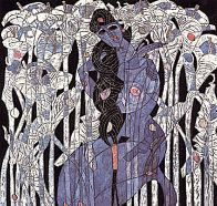 Calla Lilies 1987 Limited Edition Print by Tie-Feng Jiang - 0 Calla Lilies 1987 Limited Edition Print by Tie-Feng Jiang - 0