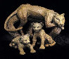 Leopard Family Sculpture 1999 Sculpture by Tie-Feng Jiang - 0