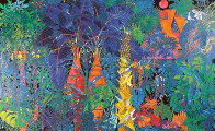 Lover's Trees 1993 Limited Edition Print by Tie-Feng Jiang - 0 Lover's Trees 1993 Limited Edition Print by Tie-Feng Jiang - 0