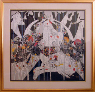 Girl of Suzhou 1988 Limited Edition Print - Tie-Feng Jiang Girl of Suzhou 1988 Limited Edition Print - Tie-Feng Jiang
