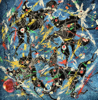 Song of Panthers Embellished 1995 Limited Edition Print by Tie-Feng Jiang - 0 Song of Panthers Embellished 1995 Limited Edition Print by Tie-Feng Jiang - 0