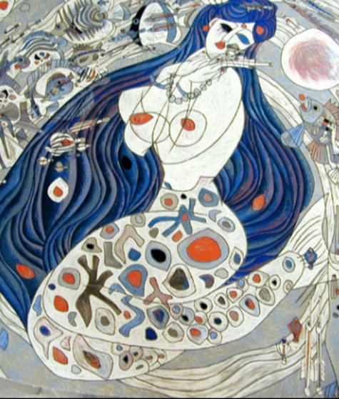 White Mermaid 1988 Limited Edition Print by Tie-Feng Jiang White Mermaid 1988 Limited Edition Print by Tie-Feng Jiang