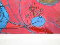 Riders Symphony 1991 42x47 Huge Original Painting by Tie-Feng Jiang - 4 Riders Symphony 1991 42x47 Huge Original Painting by Tie-Feng Jiang - 4