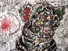 Youthful Strength Painting -  2011 33x33 - Tiger Original Painting by Tie-Feng Jiang - 2