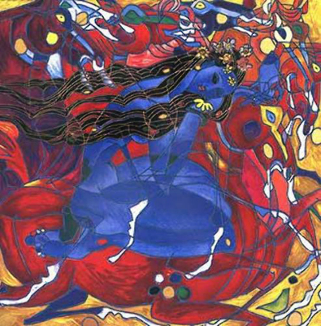 Sweet Lady Yellow State PP 2001 Limited Edition Print by Tie-Feng Jiang Sweet Lady Yellow State PP 2001 Limited Edition Print by Tie-Feng Jiang