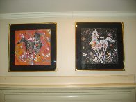 Little Horse Suite, Suite of 2 Paintings 1988 32x32 Original Painting by Tie-Feng Jiang - 2 Little Horse Suite, Suite of 2 Paintings 1988 32x32 Original Painting by Tie-Feng Jiang - 2