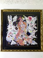 White Doves 1986 48x52 Super Huge Original Painting by Tie-Feng Jiang - 0 White Doves 1986 48x52 Super Huge Original Painting by Tie-Feng Jiang - 0