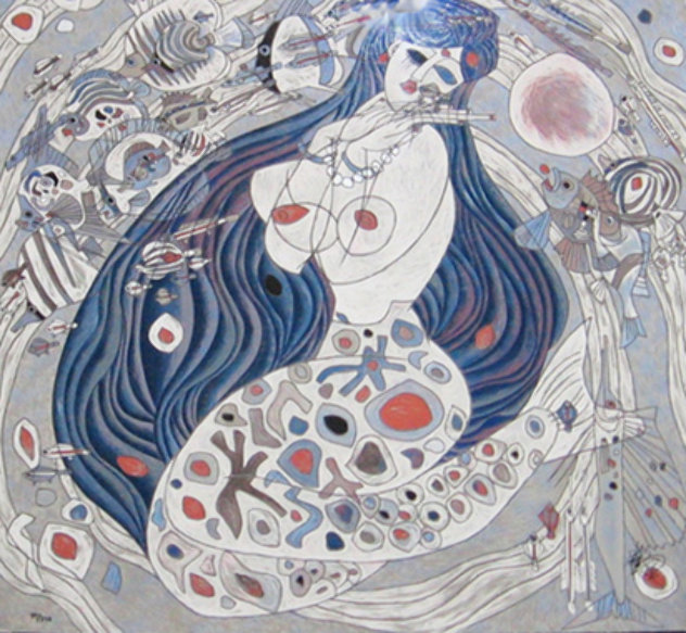 Mermaid 1987 Limited Edition Print by Tie-Feng Jiang