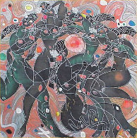 Playing Water 1988 Limited Edition Print by Tie-Feng Jiang - 0 Playing Water 1988 Limited Edition Print by Tie-Feng Jiang - 0