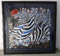 Imperial Zebras 1992 Limited Edition Print by Tie-Feng Jiang - 1 Imperial Zebras 1992 Limited Edition Print by Tie-Feng Jiang - 1