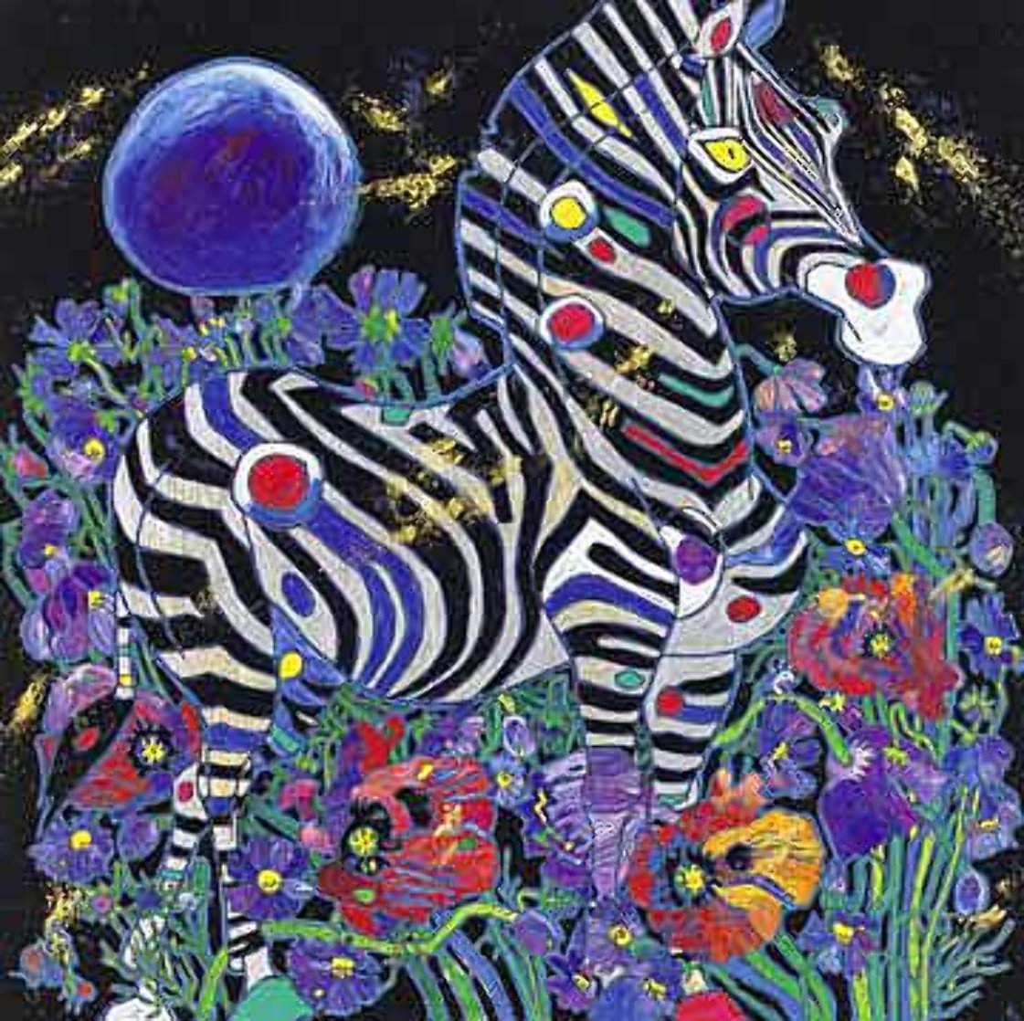 Spring Rhyme 1998 Embellished Limited Edition Print by Tie-Feng Jiang Spring Rhyme 1998 Embellished Limited Edition Print by Tie-Feng Jiang