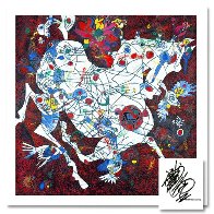 White Horse 1997 Limited Edition Print by Tie-Feng Jiang - 1 White Horse 1997 Limited Edition Print by Tie-Feng Jiang - 1