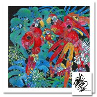 Birds of Paradise 1997 Limited Edition Print by Tie-Feng Jiang - 1 Birds of Paradise 1997 Limited Edition Print by Tie-Feng Jiang - 1