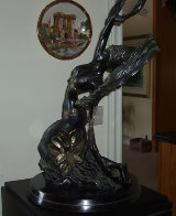 Ribbon Dancer Bronze Sculpture 1990 27 in Sculpture by Tie-Feng Jiang - 1 Ribbon Dancer Bronze Sculpture 1990 27 in Sculpture by Tie-Feng Jiang - 1