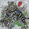 Winter Sun II 1999 56x56 - Huge - SUPER STEAL Original Painting by Tie-Feng Jiang - 0