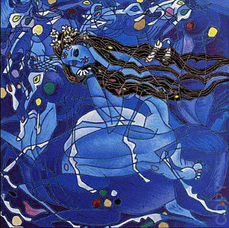 Sweet Lady - Blue State 2001 Limited Edition Print - Tie-Feng Jiang Sweet Lady - Blue State 2001 Limited Edition Print - Tie-Feng Jiang