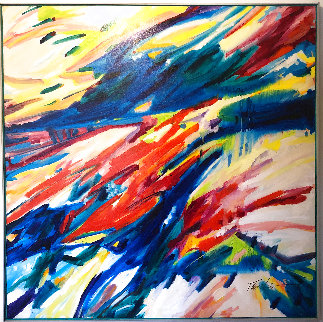 From Michaelangelo (#103) 65x65 Super Huge Original Painting - Joseph Kinnebrew From Michaelangelo (#103) 65x65 Super Huge Original Painting - Joseph Kinnebrew