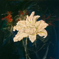 Untitled Lilies 2015 24x24 Original Painting by Joseph Kinnebrew - 1 Untitled Lilies 2015 24x24 Original Painting by Joseph Kinnebrew - 1