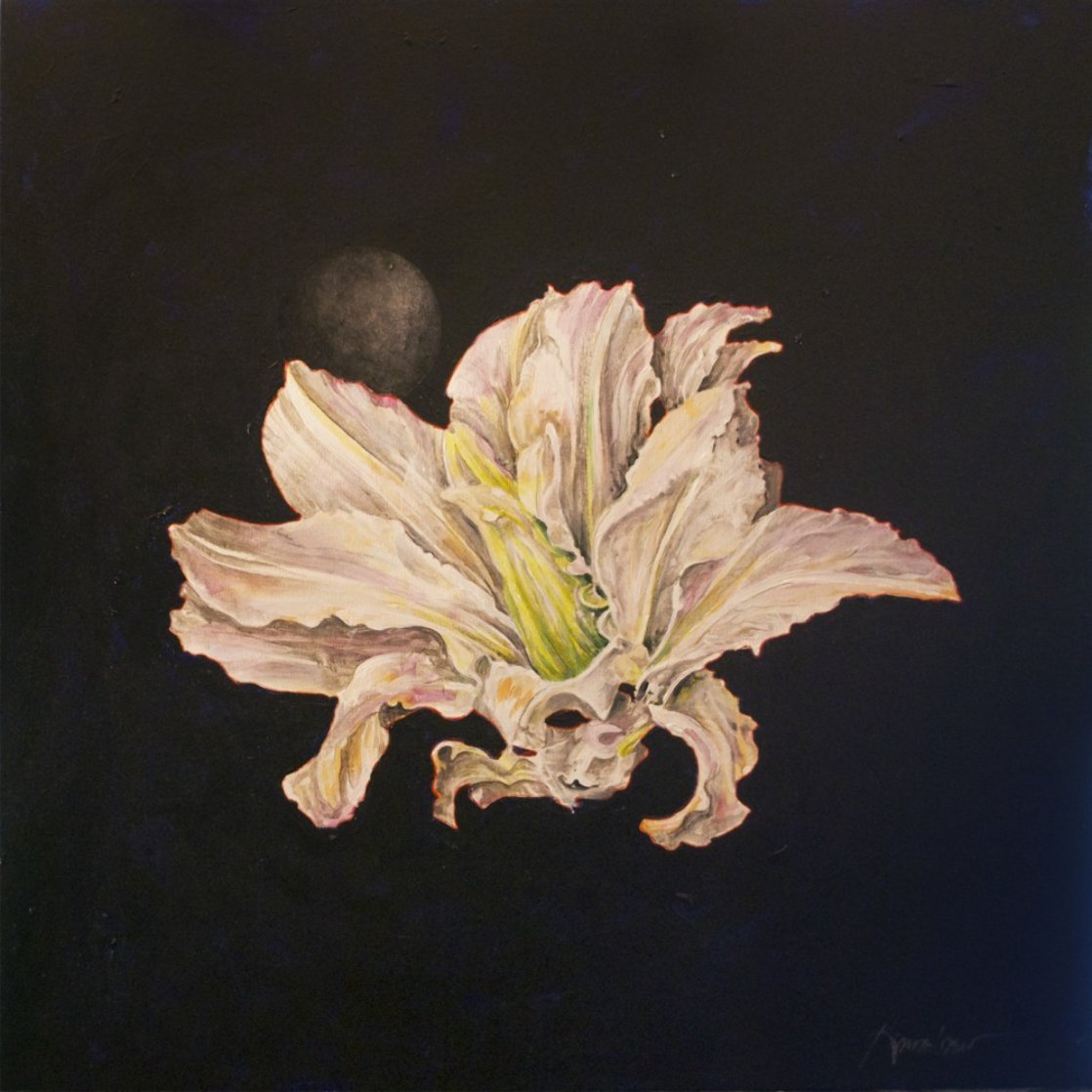 Untitled Flower 2015 24x24 Original Painting by Joseph Kinnebrew Untitled Flower 2015 24x24 Original Painting by Joseph Kinnebrew