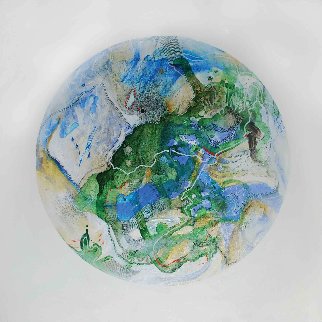 Planet Nine From Celestina 24x24 Original Painting - Joseph Kinnebrew Planet Nine From Celestina 24x24 Original Painting - Joseph Kinnebrew