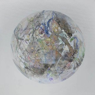 Uranus From Celestina 2014 24x24 Original Painting - Joseph Kinnebrew Uranus From Celestina 2014 24x24 Original Painting - Joseph Kinnebrew