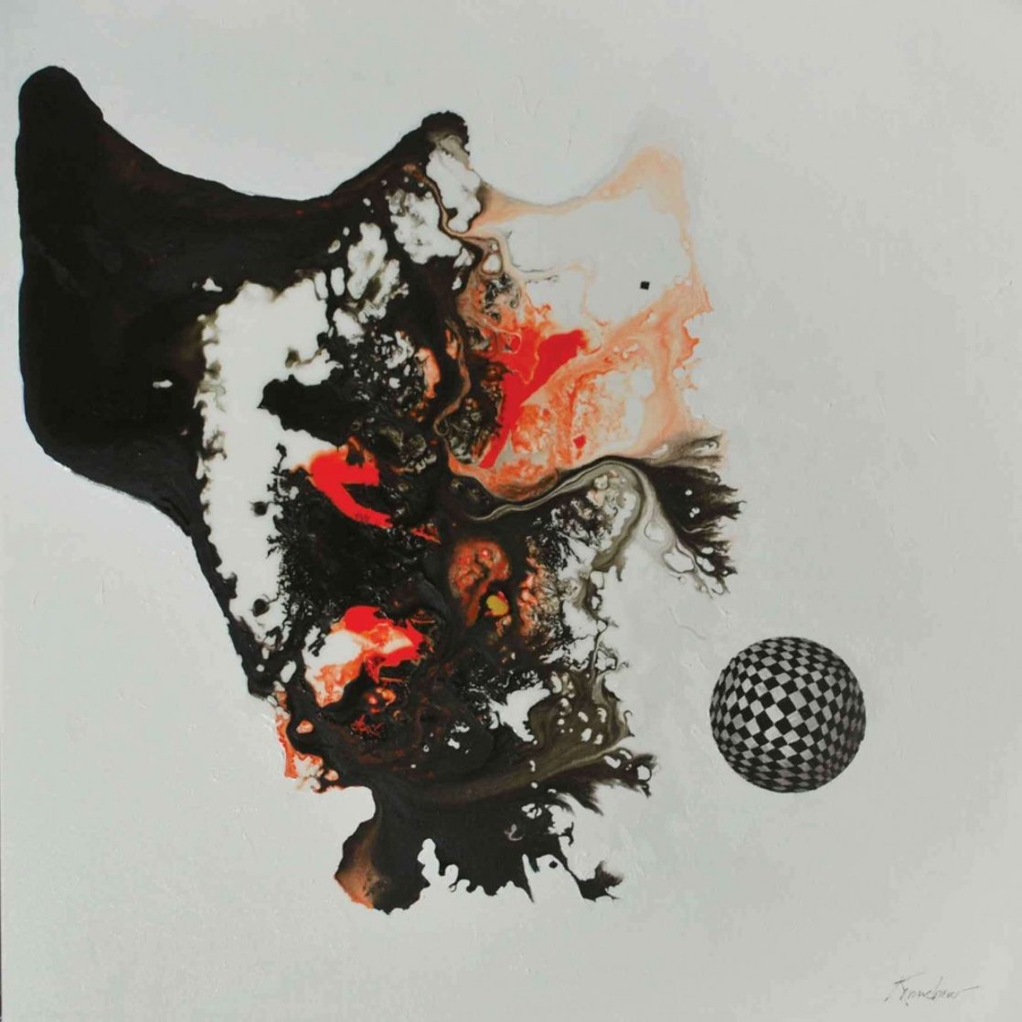 Triphones From Terracina 2016 24x24 Original Painting by Joseph Kinnebrew Triphones From Terracina 2016 24x24 Original Painting by Joseph Kinnebrew