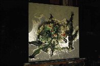 Meditation on Xerxes From Celestina 2016 24x24 Original Painting by Joseph Kinnebrew - 3 Meditation on Xerxes From Celestina 2016 24x24 Original Painting by Joseph Kinnebrew - 3