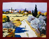 View of Malaucene 2000 Embellished - France Limited Edition Print by  Joanny - 1