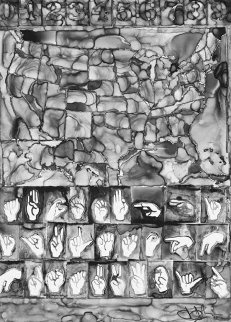Untitled (A.I.A. Print) 2013 Limited Edition Print - Jasper Johns Untitled (A.I.A. Print) 2013 Limited Edition Print - Jasper Johns