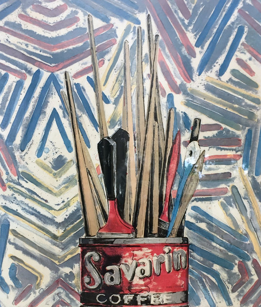 Savarin Whitney Museum Poster 1977 Other by Jasper Johns