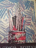 Savarin Coffee Poster 1977 Limited Edition Print by Jasper Johns - 1 Savarin Coffee Poster 1977 Limited Edition Print by Jasper Johns - 1