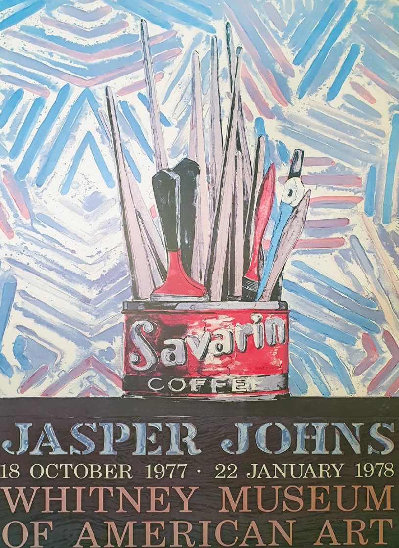 Savarin Coffee Poster 1977  Limited Edition Print by Jasper Johns