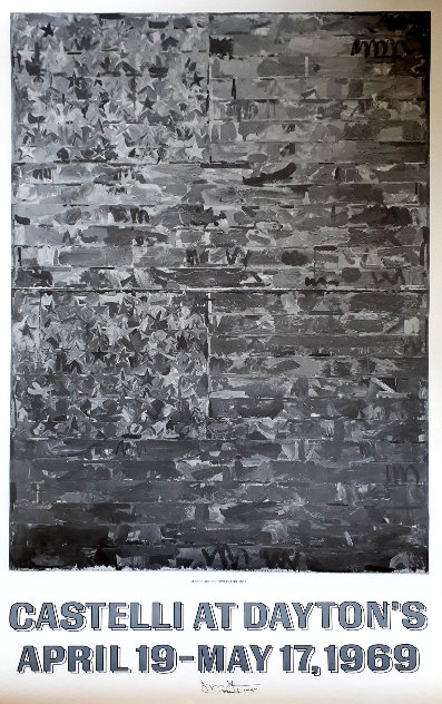 Two Flags Poster 1969 HS Limited Edition Print by Jasper Johns