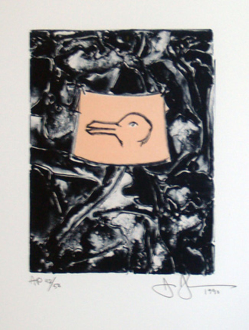 Untitled, For Harvey Grant 1990 Limited Edition Print by Jasper Johns Untitled, For Harvey Grant 1990 Limited Edition Print by Jasper Johns