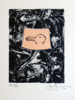 Untitled, For Harvey Grant 1990 Limited Edition Print - Jasper Johns Untitled, For Harvey Grant 1990 Limited Edition Print - Jasper Johns