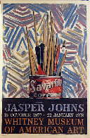 Savarin, Jasper Johns Exhibit at the Whitney Museum Poster 1977 45x30 Super Huge Limited Edition Print by Jasper Johns - 0 Savarin, Jasper Johns Exhibit at the Whitney Museum Poster 1977 45x30 Super Huge Limited Edition Print by Jasper Johns - 0
