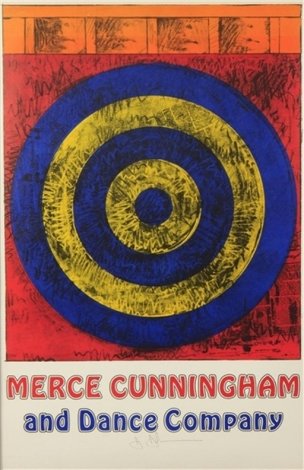Target For Merce Cunningham (Signed) 1968 HS Limited Edition Print - Jasper Johns