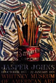 Savarin poster 1977 46x30 Huge Limited Edition Print - Jasper Johns Savarin poster 1977 46x30 Huge Limited Edition Print - Jasper Johns