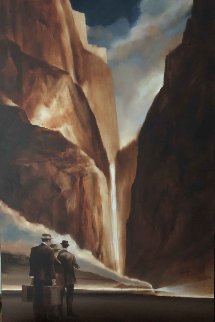Untitled Painting 60x36 Huge Original Painting - David Richey Johnsen Untitled Painting 60x36 Huge Original Painting - David Richey Johnsen