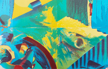 Stage Set: Suite of Four Prints 1982 Limited Edition Print - Allen Jones Stage Set: Suite of Four Prints 1982 Limited Edition Print - Allen Jones