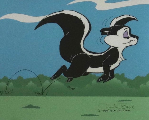Le Pursuit 2 Cells 1994 Limited Edition Print - Chuck Jones Le Pursuit 2 Cells 1994 Limited Edition Print - Chuck Jones