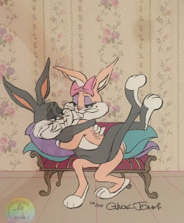 Bugs Bunny and Honey Bunny Valentine 1991 Limited Edition Print - Chuck Jones Bugs Bunny and Honey Bunny Valentine 1991 Limited Edition Print - Chuck Jones