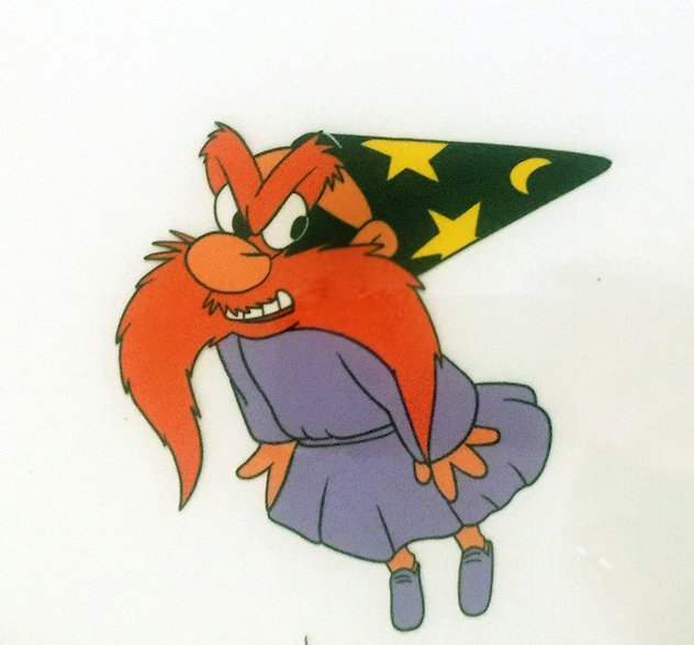 Untitled (Yosemite Sam As Merlin From a Connecticut Rabbit in King Arthur's Court) Unique Drawing by Chuck Jones
