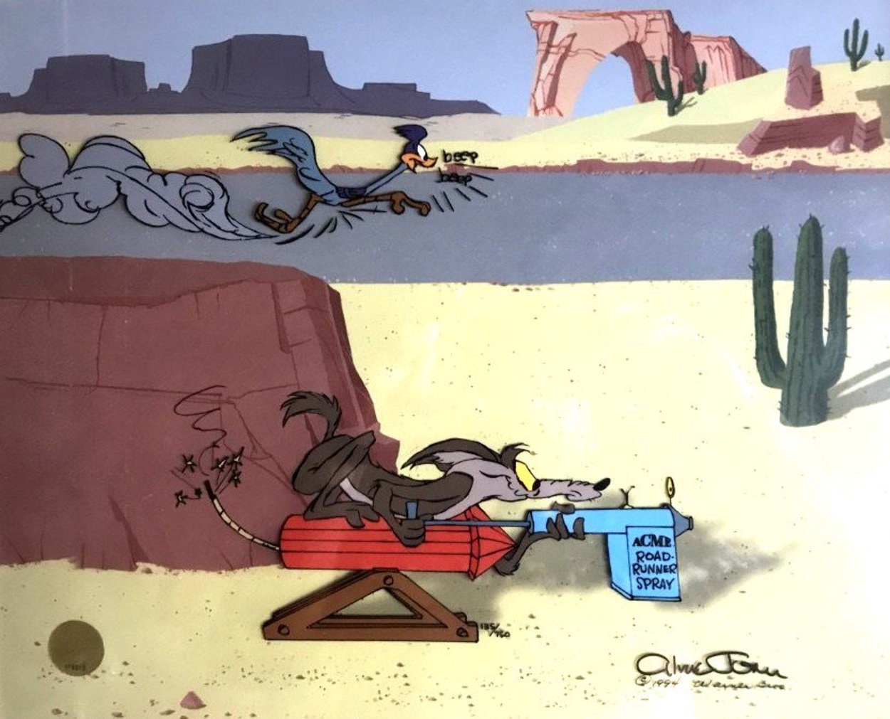 Acme Roadrunner Spray 1994 by Chuck Jones