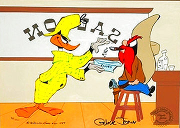 Sherlock Daffy 1989 Limited Edition Print - Chuck Jones
