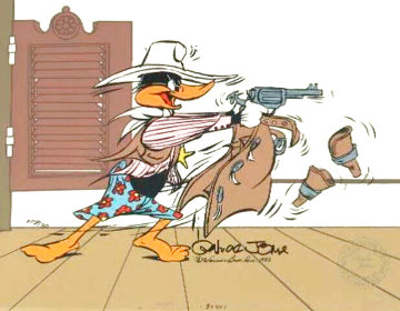 Drip-a-long Daffy 1993 Limited Edition Print - Chuck Jones Drip-a-long Daffy 1993 Limited Edition Print - Chuck Jones