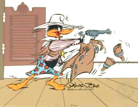 Drip-a-long Daffy 1993 Limited Edition Print - Chuck Jones