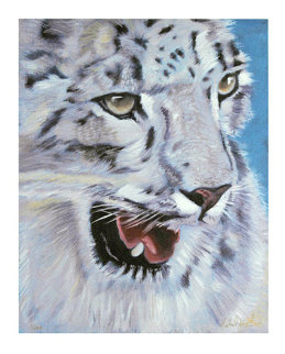Snow Leopard Limited Edition Print - Michael Joseph Snow Leopard Limited Edition Print - Michael Joseph