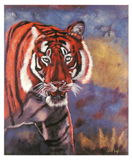 Tiger in the Woods 2008 Limited Edition Print - Michael Joseph Tiger in the Woods 2008 Limited Edition Print - Michael Joseph